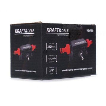 Насадка насос для перекачки рідини 3400 об/хв Kraft&Dele KD739 на шурупокрут KD-KD739 фото