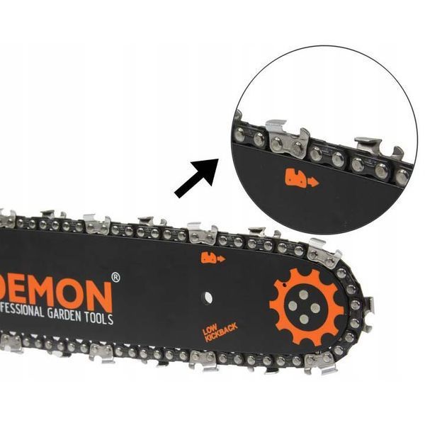 Бензопила Demon CS-65T 40см 52 куб.см. бензиновая цепная пила BUY-M83132 фото