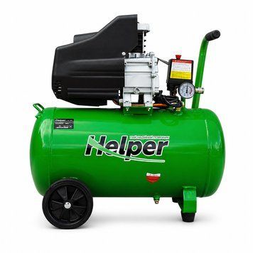Компресор повітряний масляний 1500 Вт 8 бар 50 л Helper HP - 1096 пневматичний нагнітач повітря масляний HP - 1096 фото