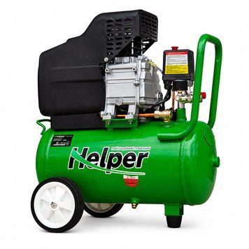 Масляний пневматичний компресор 1800 Вт 24 л 8 бар Helper HP - 1101 для пневмоінструменту HP - 1101 фото