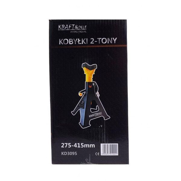 Стойки опорные для авто 2т, 275-415 мм Kraft&Dele KD3095 козлы опоры автомобильные KD-KD3095 фото
