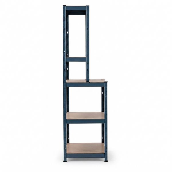 Стелаж для зберігання речей 180&times;100&times;30/60 см до 875 кг 5 полиць ShelfProx стелаж чорний металевий стелаж для коробок BUY-SHP080677 фото