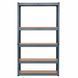 Стелаж для зберігання речей 180&times;100&times;30/60 см до 875 кг 5 полиць ShelfProx стелаж чорний металевий стелаж для коробок BUY-SHP080677 фото 2