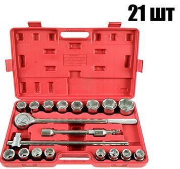 Набір головок Bbulltech, 3/4", 21 шт торцевих BUY-bt6060 фото