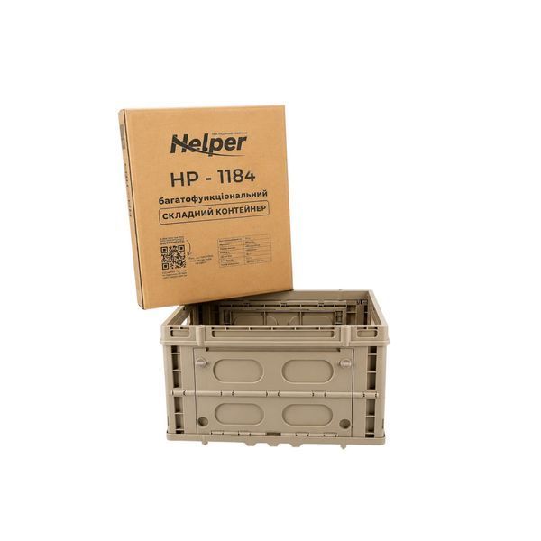 Пластиковий контейнер для продуктів Helper HP-1184 57 &times; 41 &times; 34.5 см збірний ящик для зберігання речей HP - 1184 фото